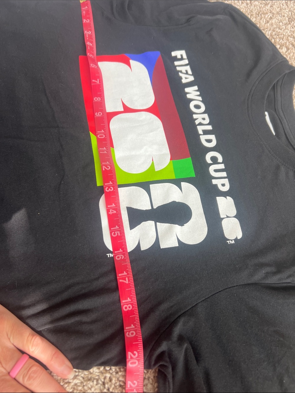 NWOT! FIFA World Cup 2026 Black Graphic Tee Size MED - Picture 7 of 12